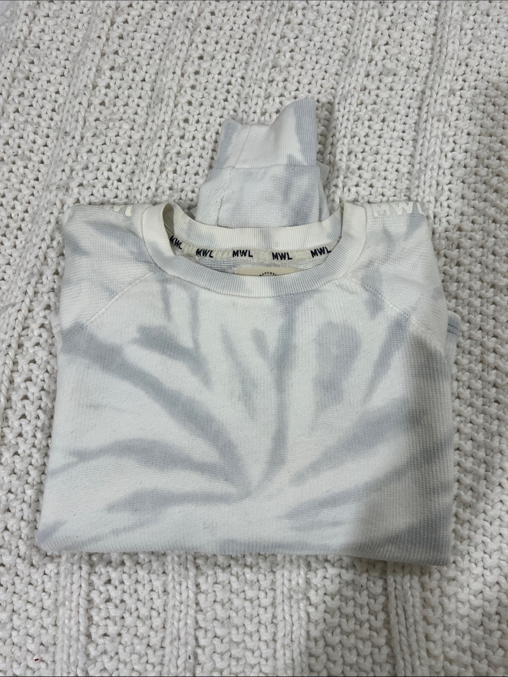 Madewell Comfy Cropped Long Sleeve Top